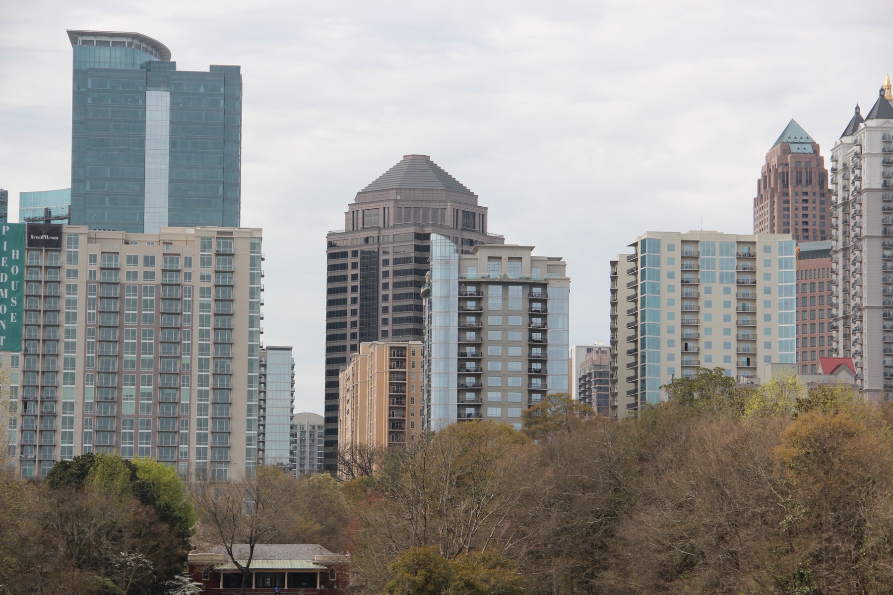 Midtown Atlanta’s skyline, photographed from Piedmont Park
